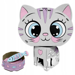 Figurka 3D malowanie po numerach Kotek KIDEA