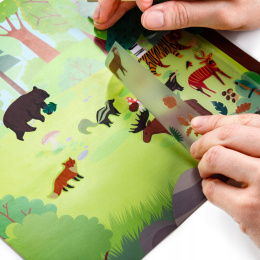 Kalkomania - zestaw kreatywny Zwierzęta KIDEA