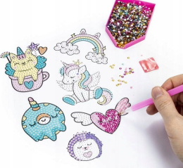 Naklejki diamentowe Magiczny Świat KIDEA